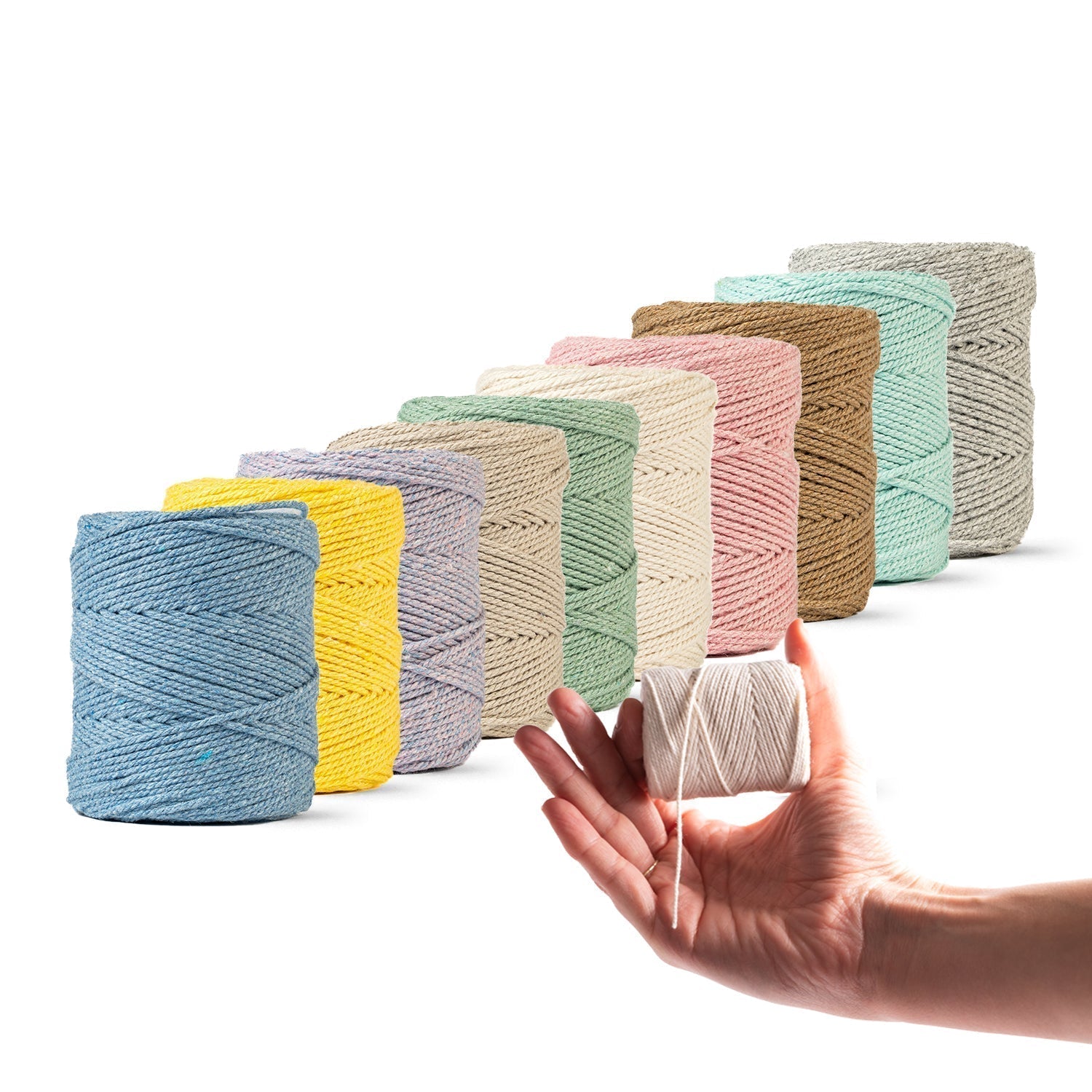 Pastel Perfect or Blue Tin 🌈 Inspiration for macramé creations