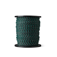 Anti-slip thread 4mm – black/green – 344m – polyethylene with knots