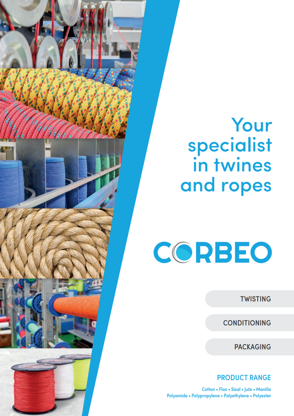 Twine manufacturing in Belgium by Corbeo