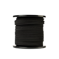 Elastic 6mm – 100m – black – elastic rope for nets, transport &amp; DIY