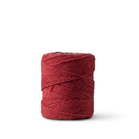 Macrame rope 1mm – burgundy – 65m – double-twisted recycled cotton