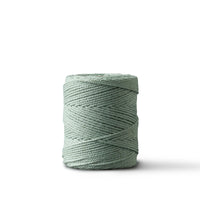 Macrame rope 1mm – eucalyptus – 65m – double-twisted recycled cotton