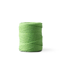 Macrame rope 1mm – light green – 65m – double-twisted recycled cotton