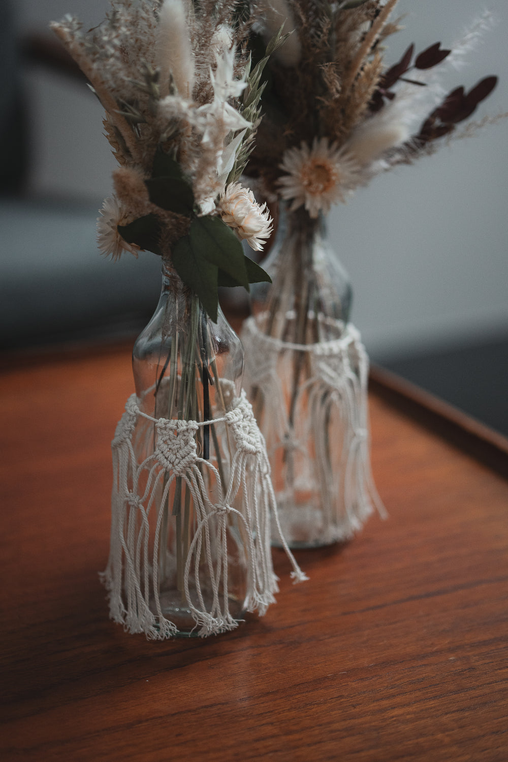 Macrame rope 1mm – ecru – 65m – double-twisted recycled cotton