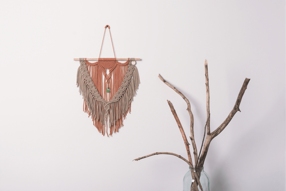 Macrame rope 3mm – brown – 500m – double-twisted recycled cotton