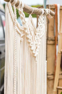 Macrame rope 3mm – off-white – 800m – double-twisted recycled cotton