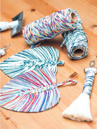 Macrame rope 3mm – multicolor – 120m – single-twist recycled cotton