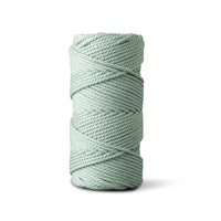Macrame rope 5mm – eucalyptus – 100m – double-twisted recycled cotton