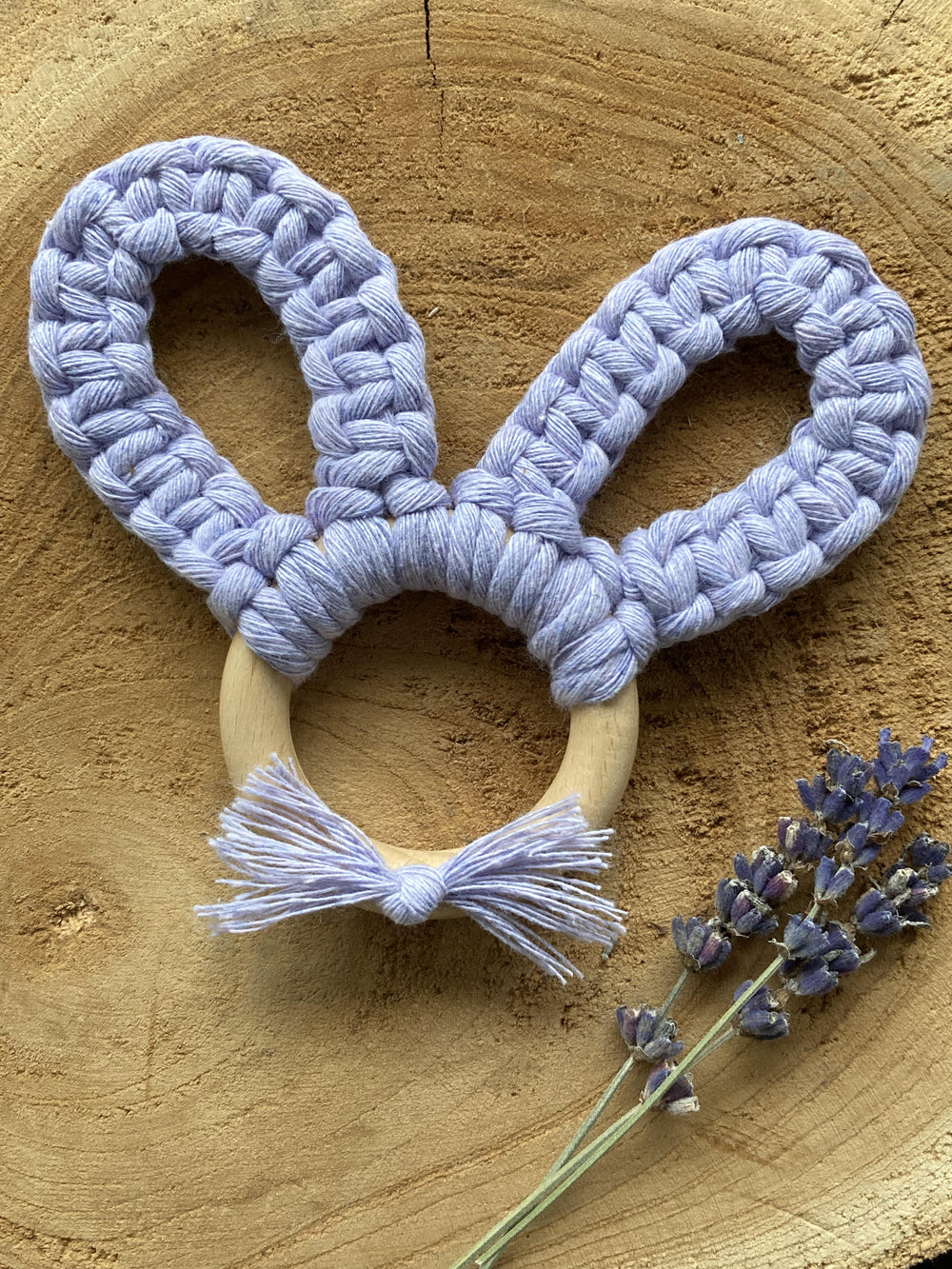 Macrame rope 2mm – light purple – 70m – double-twisted recycled cotton