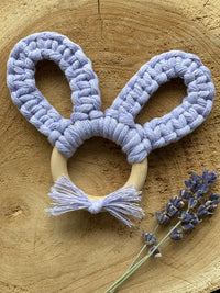 Macrame rope 2mm – light purple – 70m – double-twisted recycled cotton