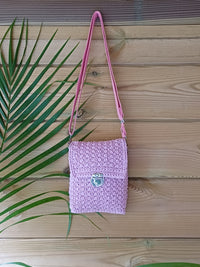 Macrame rope 2mm – rose – 70m – double-twisted recycled cotton