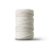Macrame rope 2mm – off-white – 70m – double-twisted recycled cotton
