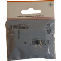 Puntkous 8 mm rvs/inox per 2 stuks, voor verstevigen van de lus in koord of rvs kabel
