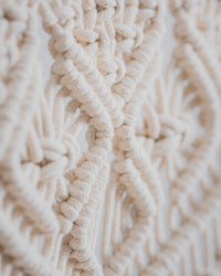 Braided cotton rope 3mm – natural – 160m – recycled natural cotton