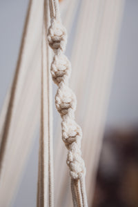 Braided cotton rope 5mm – natural – 50m – recycled natural cotton