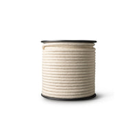 Braided cotton rope 10mm – natural – 100m – recycled natural cotton