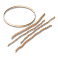 Macramé houten takken en bamboering - Set van 5 stuks
