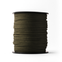 Polyester rope 3mm – khaki – 100m – weather-resistant and durable