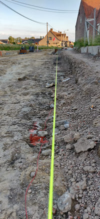 Nylon rope 3mm – fluorescent yellow – 500m – braided fluorescent cord