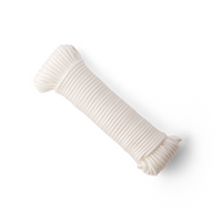 Nylontouw 4mm – 20m – wit – gevlochten polyamide koord