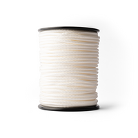 Nylon rope 4mm – white – 50m – braided polyamide cord