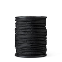 Nylon rope 5mm – black – 100m – braided polyamide cord