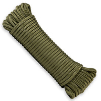 Polyester rope 6mm – khaki – 120m – weather-resistant and durable