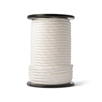 Nylon rope 8mm – white – 50m – braided polyamide cord
