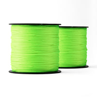 Polyester rope 1mm – fluorescent green – 2x100m – weatherproof &amp; durable