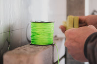 Polyester rope 1mm – fluorescent green – 2x100m – weatherproof &amp; durable