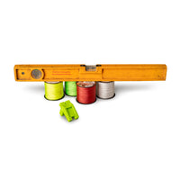 Nylon rope 1mm – fluorescent yellow – 2x100m – braided polyamide for masonry and gardening