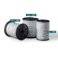 Polyester startkoord 3,5mm – 100m – gevlochten en geïmpregneerd trekkoord