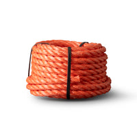 Twisted polypropylene rope 16 mm – 20 meters – orange – on mini roll