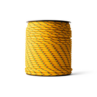 Polypropylene rope 4mm – 100m – mixed colours – braided lightweight all-round rope