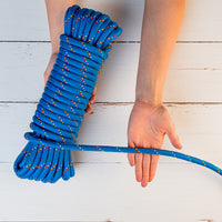 Polypropylene rope 12mm – 20m – color mix – braided lightweight all-round rope