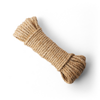 Sisal rope 8mm – 20m – naturally twisted – for cats, animals &amp; decoration