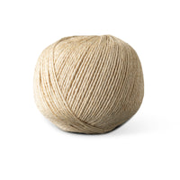 Sisal twine 3mm – 450m – natural 3-ply lashing rope for garden & scouts