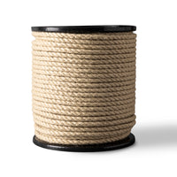 Synthetisch vlastouw 8mm – 100m – voor schommels, tuin & decoratie – natuurlijk uitzicht