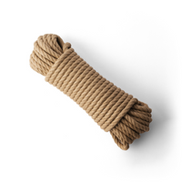 Synthetic flax rope 12mm – 20m – for swings, garden &amp; decoration – natural look