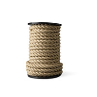 Synthetic flax rope 20mm – 25m – for swings, garden &amp; decoration – natural look