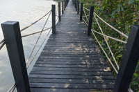 Synthetic flax rope 20mm – 25m – for swings, garden &amp; decoration – natural look