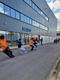 Synthetic flax rope 24mm – 50m – for swings, garden &amp; decoration – natural look