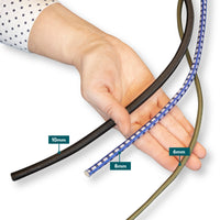 Diktefoto elastiek 6mm, 8mm of 10mm, verschillende diktes rond elastisch touw